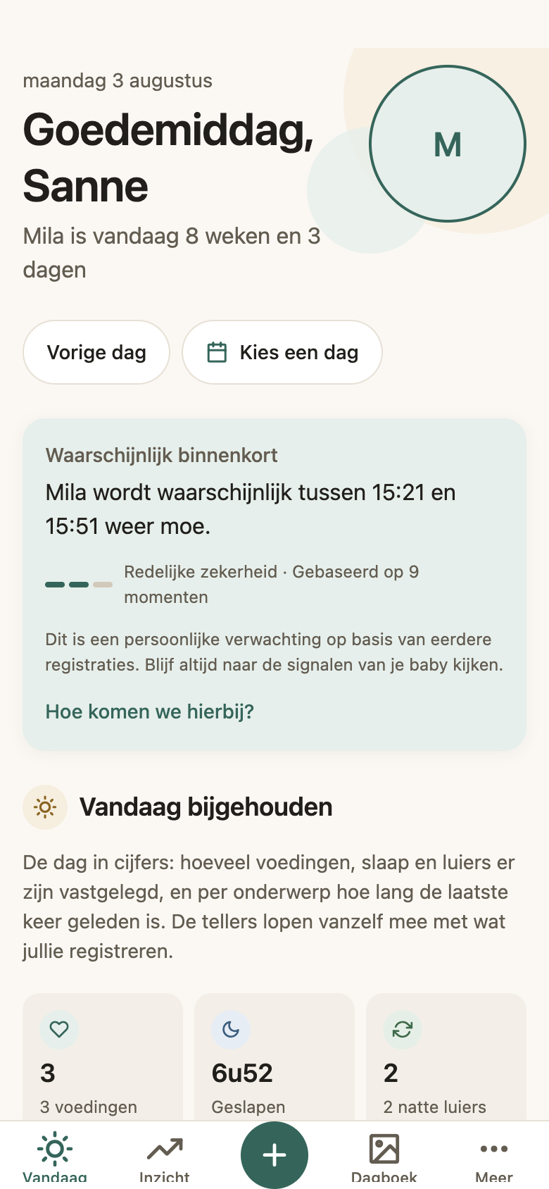 De hele dag op één scherm
